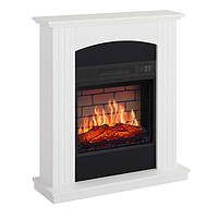 Камінокомплект ArtiFlame Collins AF18B білий Електричний Камін з ефектом живого вогню, фото 2