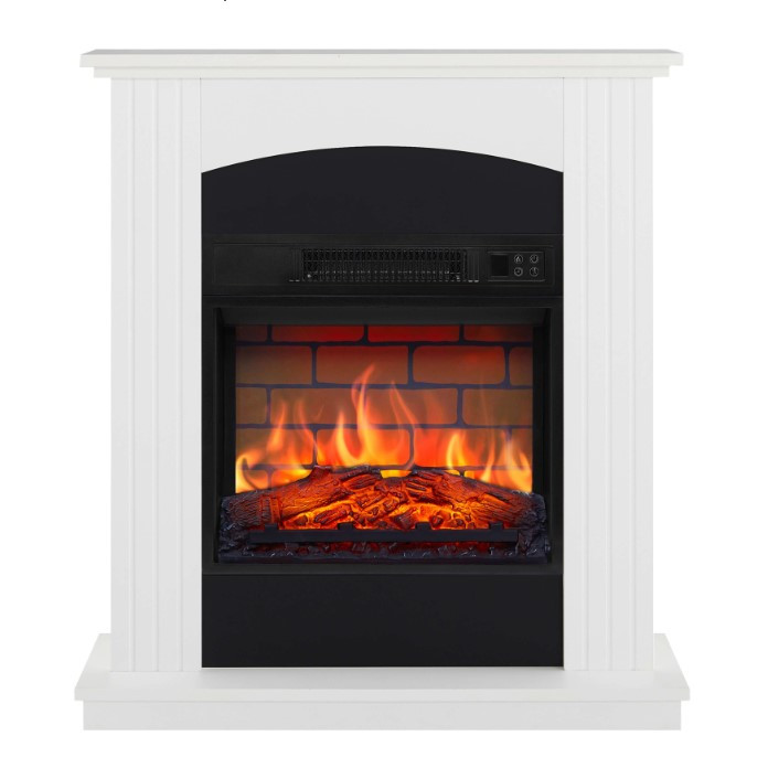 Камінокомплект ArtiFlame Collins AF18B білий Електричний Камін з ефектом живого вогню, фото 1