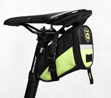 Велосипедна сумка під сідло / Сумка під сидіння велосипеда / Велосумка під сідло Салатовий