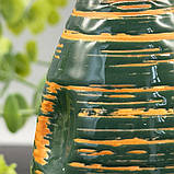 Набір для саке Темно-зелений смарагд 5 предметів, фото 5