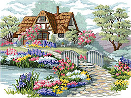 Картина для вишивки нитками на канві А3-14-69 КіО