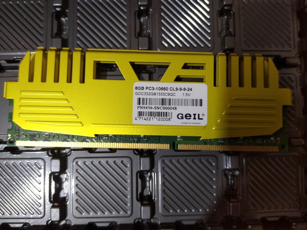 8GB DDR3 1333MHz Geil Evo Corsa PC3 10660U CL9 2Rx8 RAM Оперативна пам'ять GOC332GB1333C9QC, фото 1