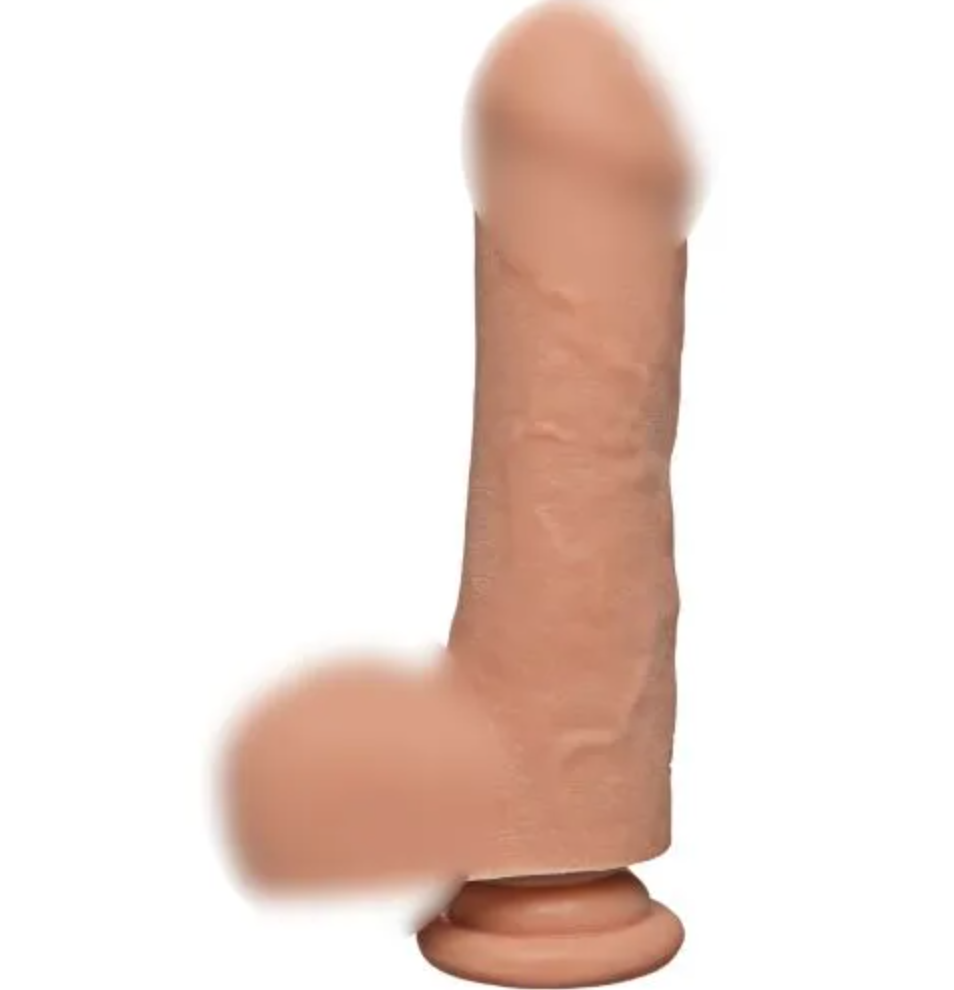 Фалоїмітатор із кібершкіри Doc Johnson The D — Uncut D — 7 Inch With Balls ULTRASKYN, 18х4,7 см., фото 1