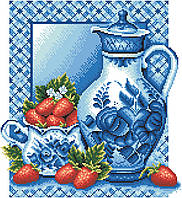 Картина для вишивки нитками на канві А3-14-71 КіО