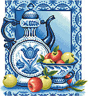 Картина для вишивки нитками на канві А3-14-72 КіО