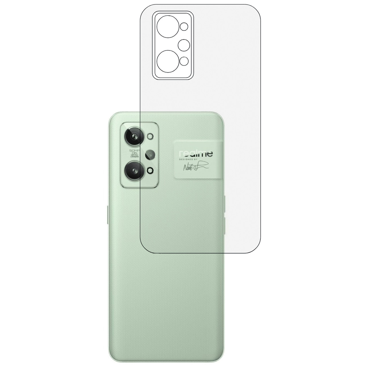 Плівка на задню панель Mietubl HD для Realme GT 2, фото 1