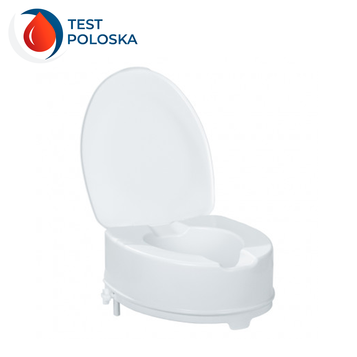 Високе туалетне сидіння King 15 см, з кришкою KING-15L-00