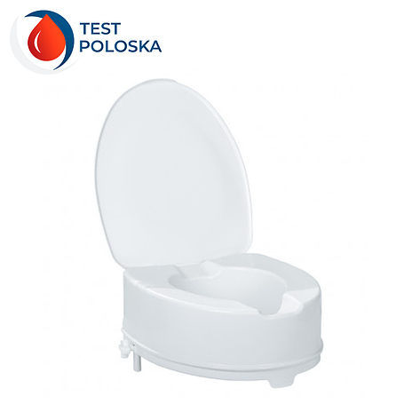 Високе туалетне сидіння King 15 см, з кришкою KING-15L-00, фото 1