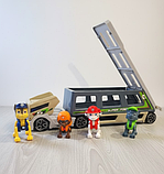 Великий Набір "Щанячий Патруль" 11 в 1: Трейлер-База 44 см та Команда Рятувальників 7 Машинок Paw Patrol, фото 3