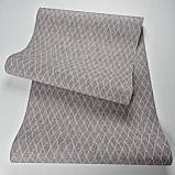 Шпалери вінілові 0.53 × 10.05 м Marburg 30812, кавові з візерунком для спальні, вітальні, коридору, фото 2