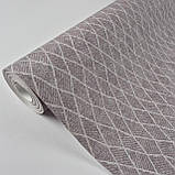 Шпалери вінілові 0.53 × 10.05 м Marburg 30812, кавові з візерунком для спальні, вітальні, коридору, фото 3