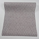 Шпалери вінілові 0.53 × 10.05 м Marburg 30812, кавові з візерунком для спальні, вітальні, коридору, фото 4