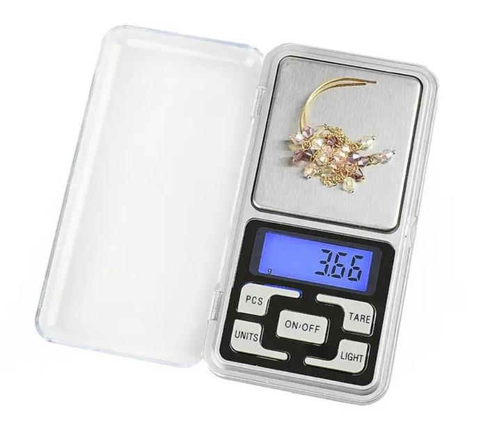 Електронні ювелірні ваги кишенькові до 500 г, точність 0,1 г