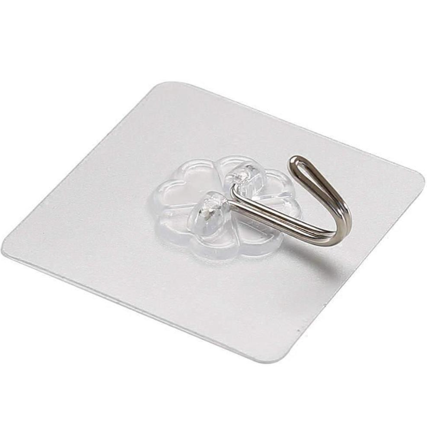 Набір із 5 шт. самоклейних настінних гачків для кухні та ванної, фото 1