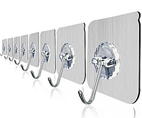 3шт самоклеючих настінних гачків для дому, ванної та кухні