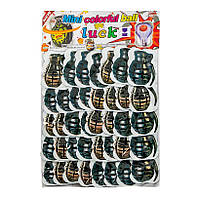 Бомбочки хлопавки дитячі «Граната» надувна граната іграшка для активних ігор на свіжому повітрі Набір 80 штук 2 упаковки