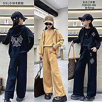 Костюм 3-ка підлітковий кашеміровий на дівчинку 6-10 років (2кв) "FUNTIK" недорого від прямого постачальника