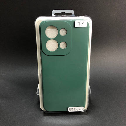 Чохол силіконовий для телефона Xiaomi Redmi 15c 5G 173 mm Europe version Silicone Orig FULL No17 Dark green 4you, фото 1