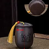 Посуд для китайської чайної церемонії 10 в 1 Lesko Похідний керамічний чайний набір для шанувальників чаю, фото 7