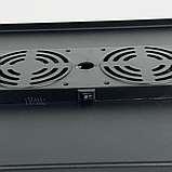 Столик для ноутбука складаний з кулером, складна регульована підставка-трансформер Чорна, TN-2317, фото 4