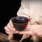 Посуд для китайської чайної церемонії 10 в 1 Lesko Похідний керамічний чайний набір для шанувальників чаю, фото 8