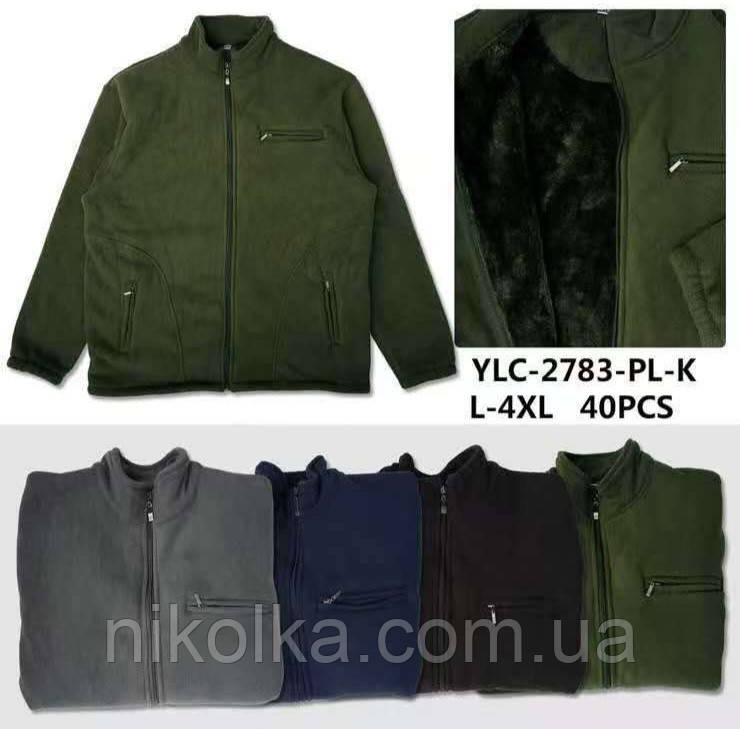 Чоловіча флісова пайта оптом, L-4XL рр., арт. Hay-YLC-2783, фото 1