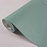 Шпалери вінілові 0.53 × 10.05 м Marburg 11536, зелені однотонні для спальні, вітальні, кухні, коридору, фото 2