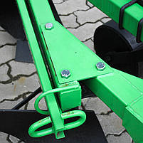 Плуг 2 по 20 см навісний двокорпусний (низька стійка 52 см, посилена рама 80 мм), фото 2