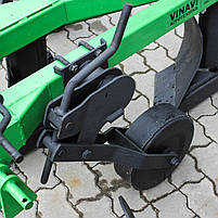 Плуг 2 по 20 см навісний двокорпусний (низька стійка 52 см, посилена рама 80 мм), фото 3