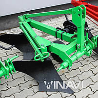 Плуг 2 по 20 см навісний двокорпусний (низька стійка 52 см, посилена рама 80 мм), фото 4