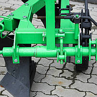 Плуг 2 по 20 см навісний двокорпусний (низька стійка 52 см, посилена рама 80 мм), фото 5