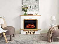 Камінокомплект ArtiFlame Woodley AF23S білий / дуб натуральний Електричний Камін з ефектом живого вогню, фото 7