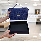 Коробка-сумка подарункова. Шкатулка для зберігання прикрас, фото 5