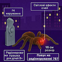 Павук на радіокеруванні 787 — ІЧ керування, світло, рухається, 16 см, коробка, фото 6