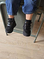 Дитячі чорні теплі ортопедичні черевики на хутрі на липучках 23 р, фото 4