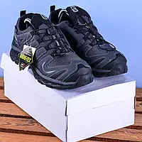 Термо Зимові Кросівки черевики Salomon XA Forces чорні з сірим