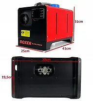 Автономний дизельний обігрівач BOXER BX-901 12 кВт з пультом та живленням 12/24В 220В для гаража авто фургона, фото 2
