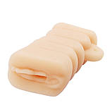 Мастурбатор вагіна, вагіна мастурбатор Fire a Gun No.07 м'який Т-шкіра 14,5x6 см, фото 4