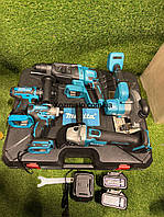 Набір інструментів 5в1 АКБ Makita 48 V (Шуруповер, Болгарка, Перфоратор, Гайковерт, Циркулярна пила)