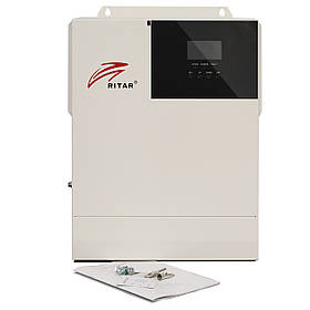 Гібридний інвертор однофазний 5 кВт, 48 В Ritar SM-5K-48V-X - MegaLavka