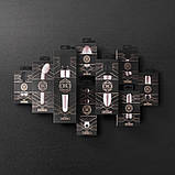 Анальна пробка, анальний стимулятор Rosy Gold Nouveau з металу та кристалом, фото 6