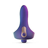 Ерекційне кільце, вібраційне кільце Hueman з 10 режимами та силіконовим покриттям, фото 8