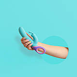 Вібратор для жінок, вібростимулятор Meta Rabbit Vibrator силіконовий, водонепроникний 23 см, фото 9