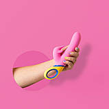 Вібратор для жінок, вібростимулятор кліторальний Copy Dolphin Vibrator 23 см силікон водонепроникний, фото 8