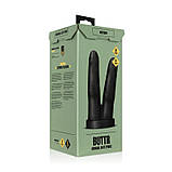 Подвійна анальна пробка, подвійний фістинг BUTTR Victory силіконова гнучка, фото 9