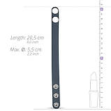 Фіксатор для пеніса, затискач для члена Boners Cock Strap силіконовий регульований, фото 6