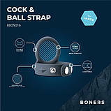 Фіксатор для пеніса, затискач для члена Boners силіконовий з регульованим кільцем 8,7 дюймів, фото 9