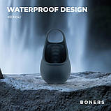 Фіксатор для пеніса, затискач для члена Boners Stimulating Ball Pouch силіконовий, 10 режимів вібрації, фото 8