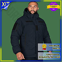 DM Куртка Camotec синя специфікація 2.2 утеплена для чоловіків з капюшоном вітронепроникна зимова курт SPE|LZ