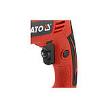 Дриль ударний від мережі 230 В (650 Вт) з патроном під ключ для свердл Ø≤ 13 мм Yato YT-82038, фото 4